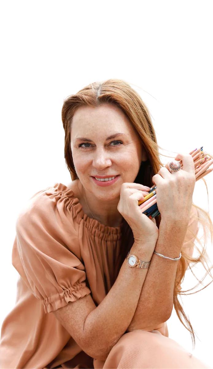 Olga Sova, artist at ISOAG Gallery, Dubai