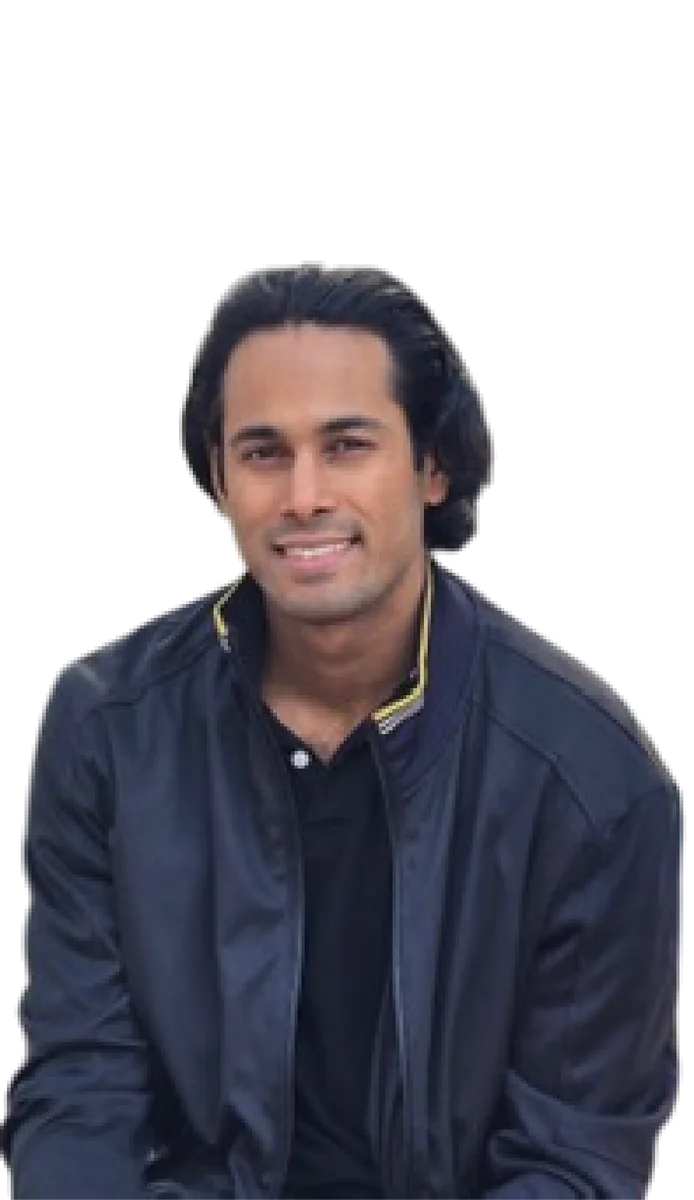 Karan Kumar, artist at ISOAG Gallery, Dubai