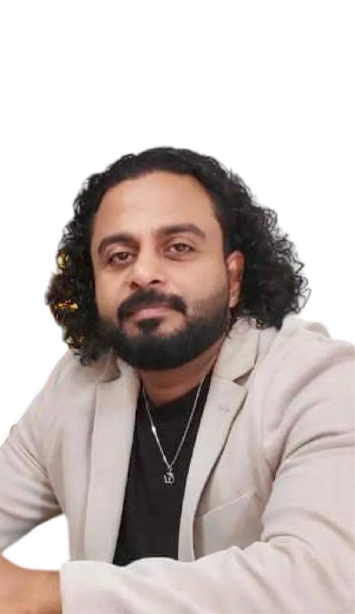 Prasanth Chandran, artist at ISOAG Gallery, Dubai