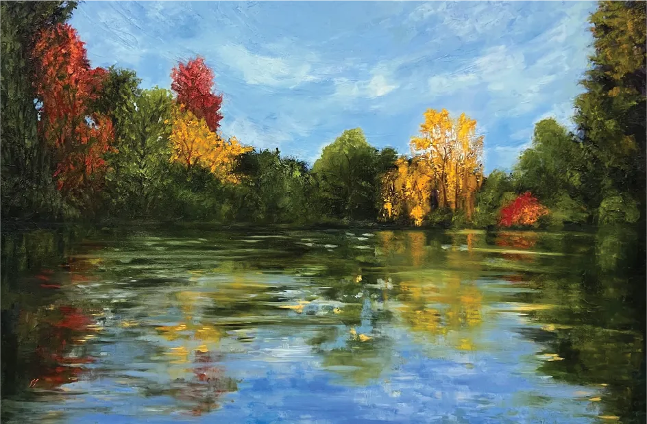 Garden Reflections by Maryam Albastaki
