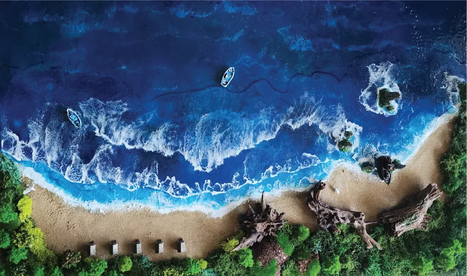 Whispers of the tide - where the sea tells it's eternal story. by Sheba Mariam Philip