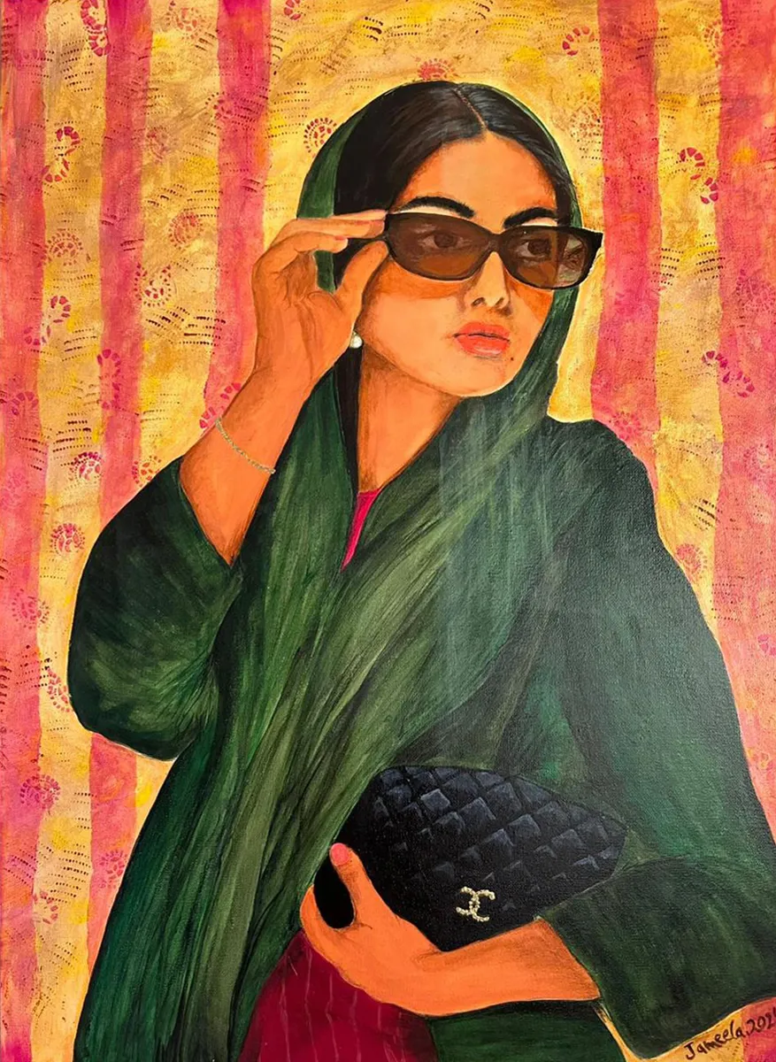 Pretty in green by Jameela Bin Salman