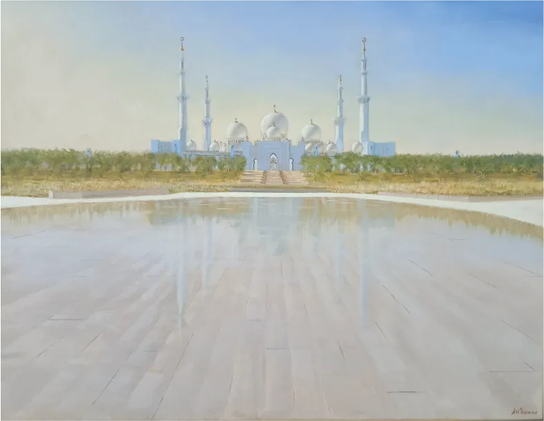 Stillness, Serenity and ReflectionSheikh Zayed Grand Mosque by Adrian Thomas