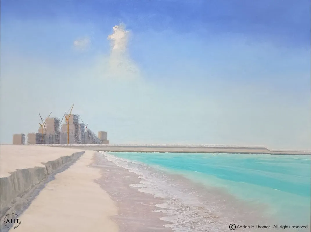Tides, Time, Rhythms and Art. Guggenheim Abu Dhabi. by Adrian Thomas
