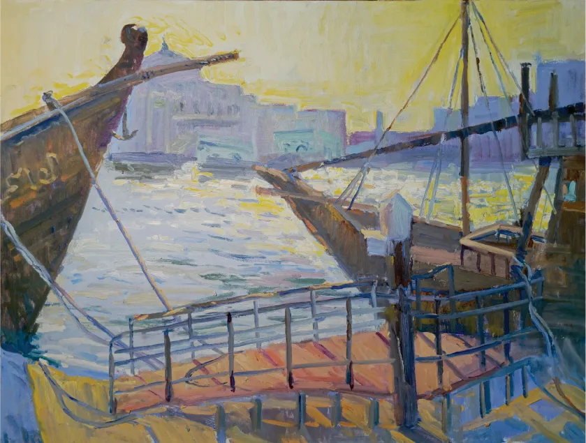 When the Harbor Turns to Gold by Shafeek Zubair