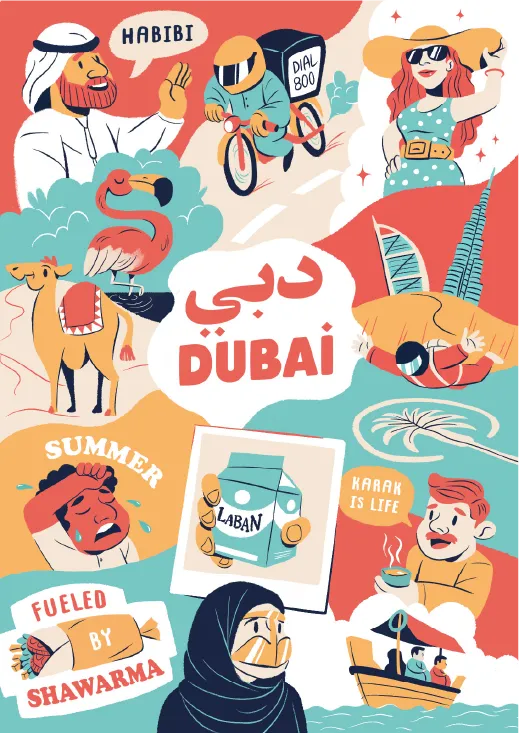 Glimpses of Dubai by John Ravi